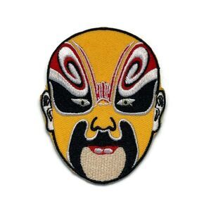Lucha Libre Mexican Wrestler Yellow Embroidered Patch